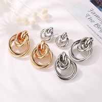 New Fashion Alloy Ring Earrings Tube/medium/large Nhdp151944 main image 3