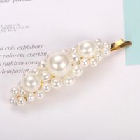 Fashion Paint Pearl Hair Clip Nhjq151970 main image 5