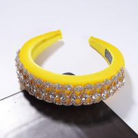 Gold Velvet Diamond Headband Nhjq151982 main image 9