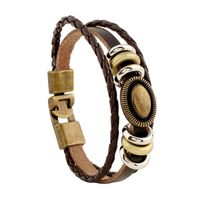 Unisex Geometric Leather Bracelets &amp; Bangles Nhpk152075 main image 5