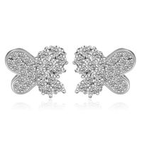 Korean Aaa Zircon Pavé Earrings Nhtm152111 main image 2