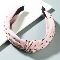 Star Street, Wind, Hand, Hot Drilling, Color Diamond, Knotted, Wide-brimmed Headband Nhln152118 main image 3