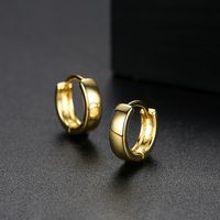Womens Geometric Copper Earrings Nhtm152185 main image 4