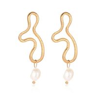 Aretes De Perlas Huecas Elegantes Y Simples Nhdp151894 sku image 1