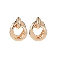 New Fashion Alloy Ring Earrings Tube/medium/large Nhdp151944 sku image 1