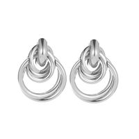 New Fashion Alloy Ring Earrings Tube/medium/large Nhdp151944 sku image 4