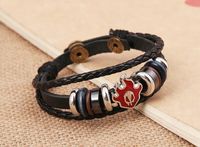 Korean Version Of The New Leather Bracelet Nhpk152183 sku image 1