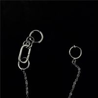 Punk Style Cool Personality Lip Chain Nose Chain Integrated Earrings Nhyq152244 main image 3