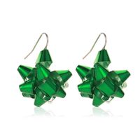 Christmas Snowflakes Ribbon Bell Deer Earrings Nhdp152412 main image 9