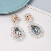 Fashion Drop-shaped Crystal Earrings Nhjj152429 main image 4