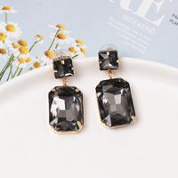 Fashion Geometric Diamond Earrings Nhjj152436 main image 5