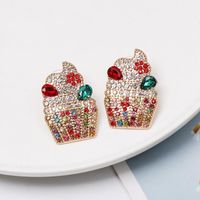 Fashion Color Diamond Ice Cream Stud Earrings Nhjj152441 main image 4