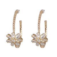 Fashion C Shape Diamond Alloy Other Earrings Ear Studs main image 7