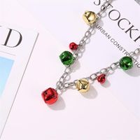 New Christmas Color Bell Necklace Bracelet Earrings Nhdp152483 main image 5