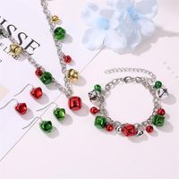 New Christmas Color Bell Necklace Bracelet Earrings Nhdp152483 main image 4