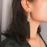 Womens Geometry Electroplating Alloy Earrings Nhxr152262 sku image 1