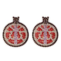 Colored Diamond Round Stud Earrings Nhjj152443 sku image 1