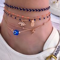 Creative Popular Woven Alloy Chain Anklet Bracelet Nhgy152583 main image 1