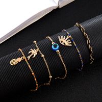 Creative Popular Woven Alloy Chain Anklet Bracelet Nhgy152583 main image 4