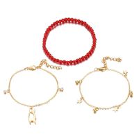 Fashion Multi-layer Five-pointed Star Anklet Bracelet Nhgy152612 main image 5