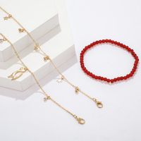 Fashion Multi-layer Five-pointed Star Anklet Bracelet Nhgy152612 main image 6