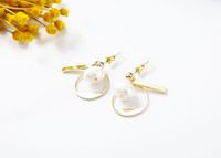 Personnalité Géométrie Boucles D'oreilles Boucle D'oreille Boucle D'oreille De Femmes Élégant Coréen Simple Tout-match Creative Empilage Célébrité Internet Anti-allergie main image 3