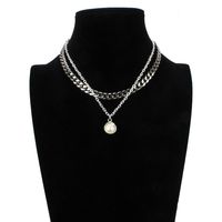 Womens V-shaped Plated Aluminum Necklaces Nhct152679 main image 4
