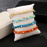 Ethnic Wind Rope Handmade Twist Rice Beads Woven Bracelet Nhgy152686 main image 6