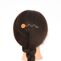 Geometric Round Alloy Drop Oil Candy Hair Accessory Nhhn152742 main image 3