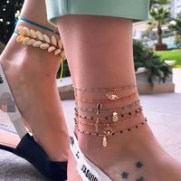 Cute Fish Seahorse Eyes Pineapple Anklet Bracelet Nhgy152760 main image 1