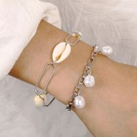 Creative Cross Shell Bracelet Set 2 Piezas Set Nhpj152871 main image 3