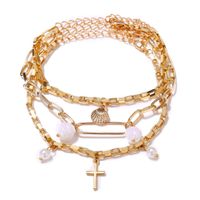 Creative Cross Shell Bracelet Set 2 Piezas Set Nhpj152871 main image 6