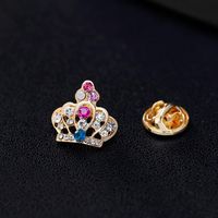 Womens Crown Plating Alloy Brooches Nhdr152879 main image 5