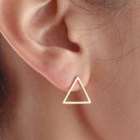 Womens Geometry Electroplating Alloy Earrings Nhcu152931 main image 3