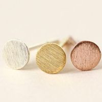 Simple Style Geometric Plating Alloy No Inlaid Earrings Ear Studs main image 1