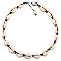 Liefert Europäische Und Amerikanische Künstliche Perlenkette Set 3-teiliges Set Kreative Einfache Zerbrochene Muschel Halskette Großhandel main image 4