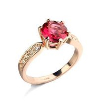 Fashion Vintage Synthetic Gemstone Zircon Alloy Ring Nhlj153008 main image 4