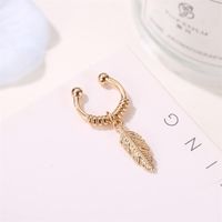 Alloy Leaf Ear Cuff Fashion Clip Earrings Nhdp153035 main image 4