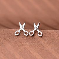 Creative Scissors Copper Earrings Nhcu152846 sku image 1