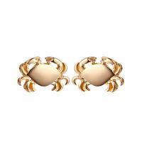 Womens Crab Electroplating Alloy Earrings Nhcu152887 sku image 1