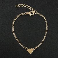 Fashion Simple Sexy Heart-shaped Love Heart Bracelet Nhpf152888 sku image 1