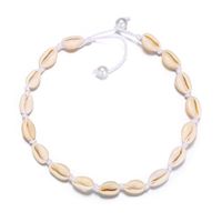 Liefert Europäische Und Amerikanische Künstliche Perlenkette Set 3-teiliges Set Kreative Einfache Zerbrochene Muschel Halskette Großhandel sku image 4