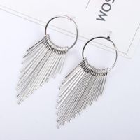 Circle Multi-layer Tassel Earrings Nhdp153026 sku image 2