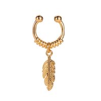 Alloy Leaf Ear Cuff Fashion Clip Earrings Nhdp153035 sku image 1