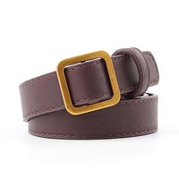 Noya Nouveau Antique Précieux Prescription Boucle Ceinture Rétro Populaire Non-trou Doux Jeans Ceinture Sangle Femelle D'une Seule Pièce Dropshipping main image 2