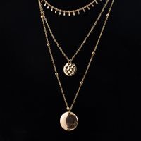 Creative Personality Geometric Alloy Bead Chain Necklace Nhgy153346 main image 5