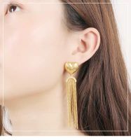 Korea Dongdaemun Übertrieben Lange Persönlichkeit Barock Retro Messing Liebe Quasten Ohrringe Frauen main image 3