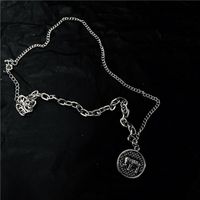 Old Retro Street Fashion Cool Cool Clavicle Chain Necklace Nhyq153370 main image 2