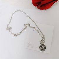 Old Retro Street Fashion Cool Cool Clavicle Chain Necklace Nhyq153370 main image 4
