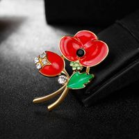 Womens Floral Plating Alloy Brooches Nhdr153413 main image 5